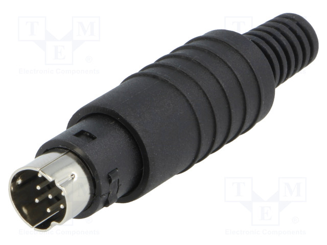 Mini Din 8pin Male Plug